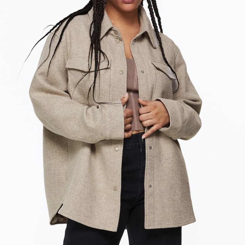 Wool Blend Shacket